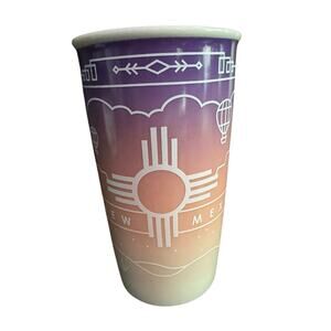 Starbucks New Mexico Ceramic Mug Purple Ombre 2016 NO LID HAS CHIPS READ NOTE